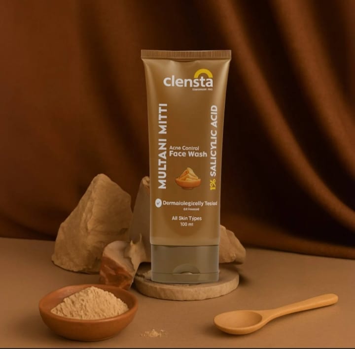 CLENSTA MULTANI MITTI ACNE CONTROL FACE WASH 100 GM