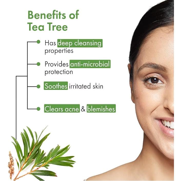 Tea Tree Gentle Cleansing Face Wash.