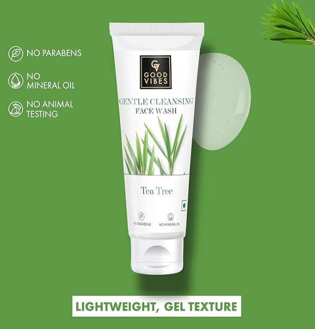 Tea Tree Gentle Cleansing Face Wash.