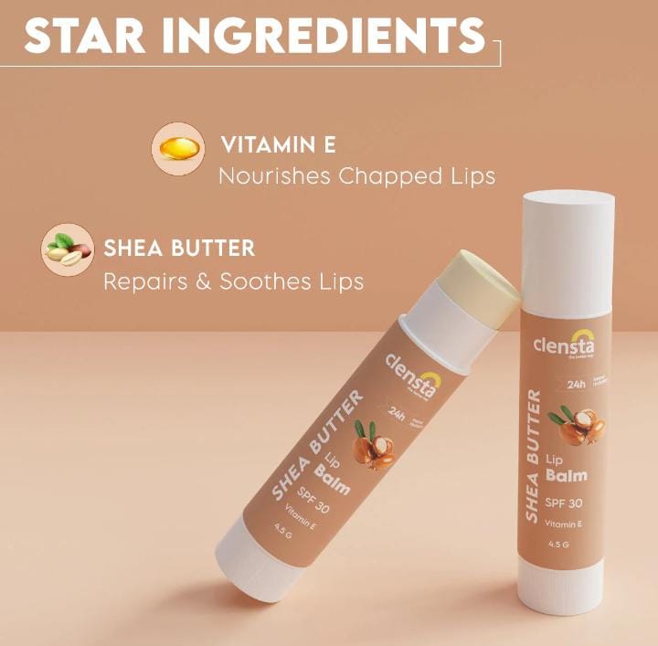 Shea Butter Lip Balm With Shea Butter and Vitamin E Shea Butter Lip Balm With Shea Butter and Vitamin E- 4.5 g
