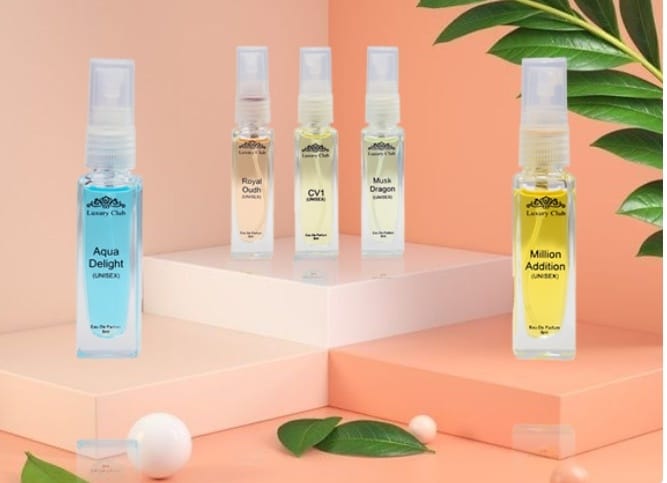 Perfume gift set by EssDee Fragrances.