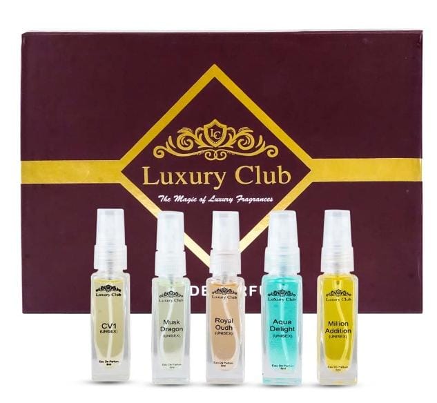 Perfume gift set by EssDee Fragrances.