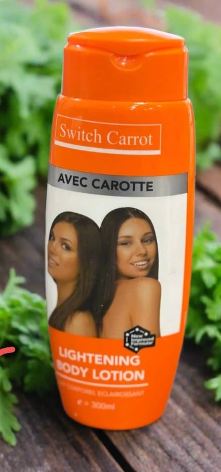 Switch Carrot Lightening Body Lotion.