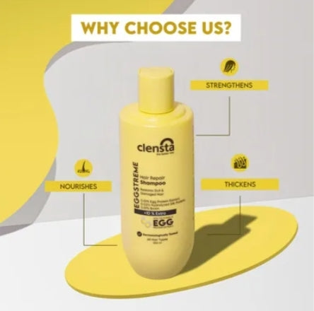 Eggstreme Hair Repair Shampoo With 1%* Silk Protein Eggstreme Hair Repair Shampoo With 1%* Silk Protein- 250 ml