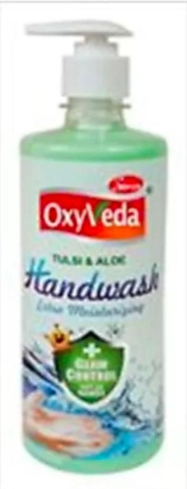 Oxyveda Hand Wash Tulsi Aloe 500ml