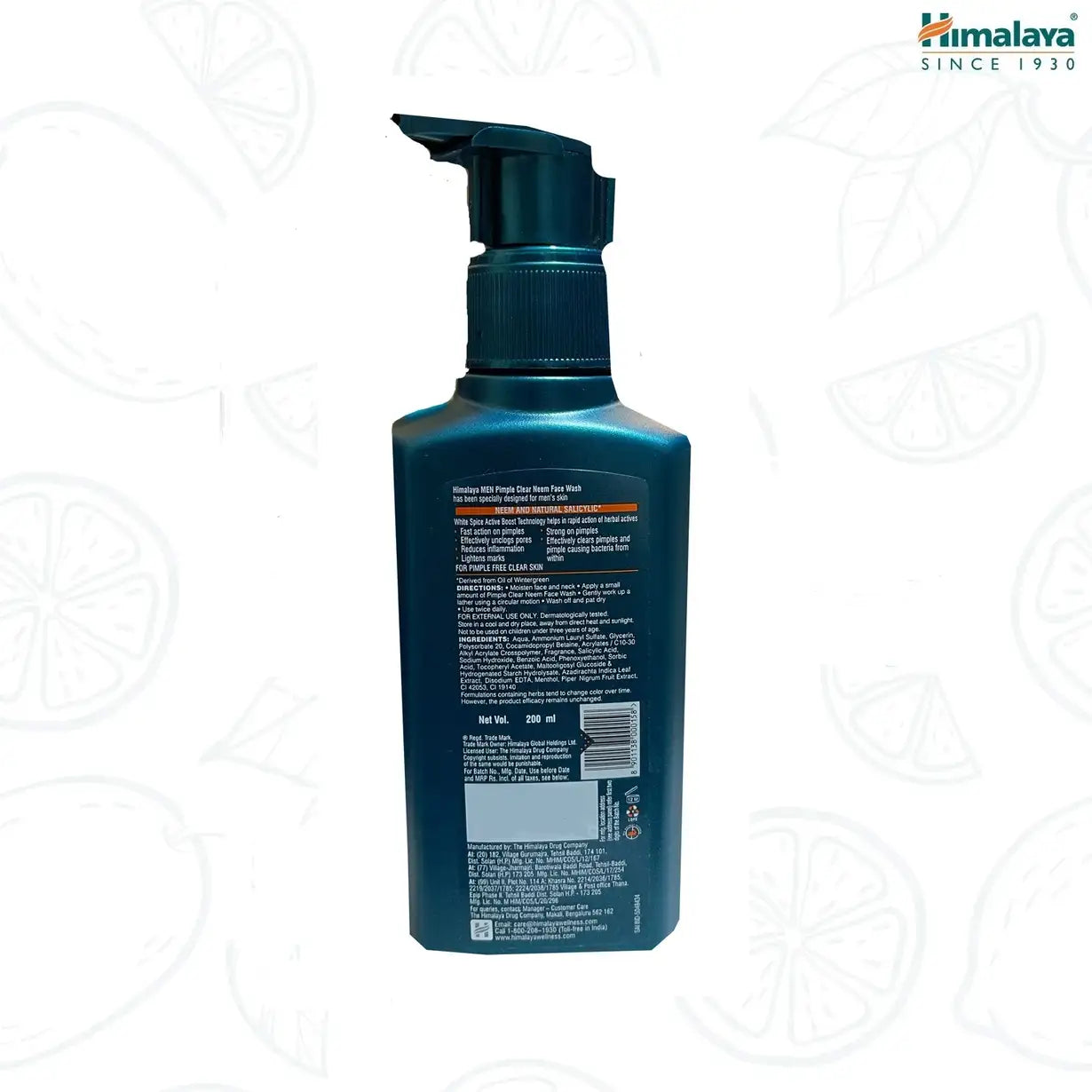 Pimple clear Neem  Men face washAll Skin Types Face Wash (200 ml)